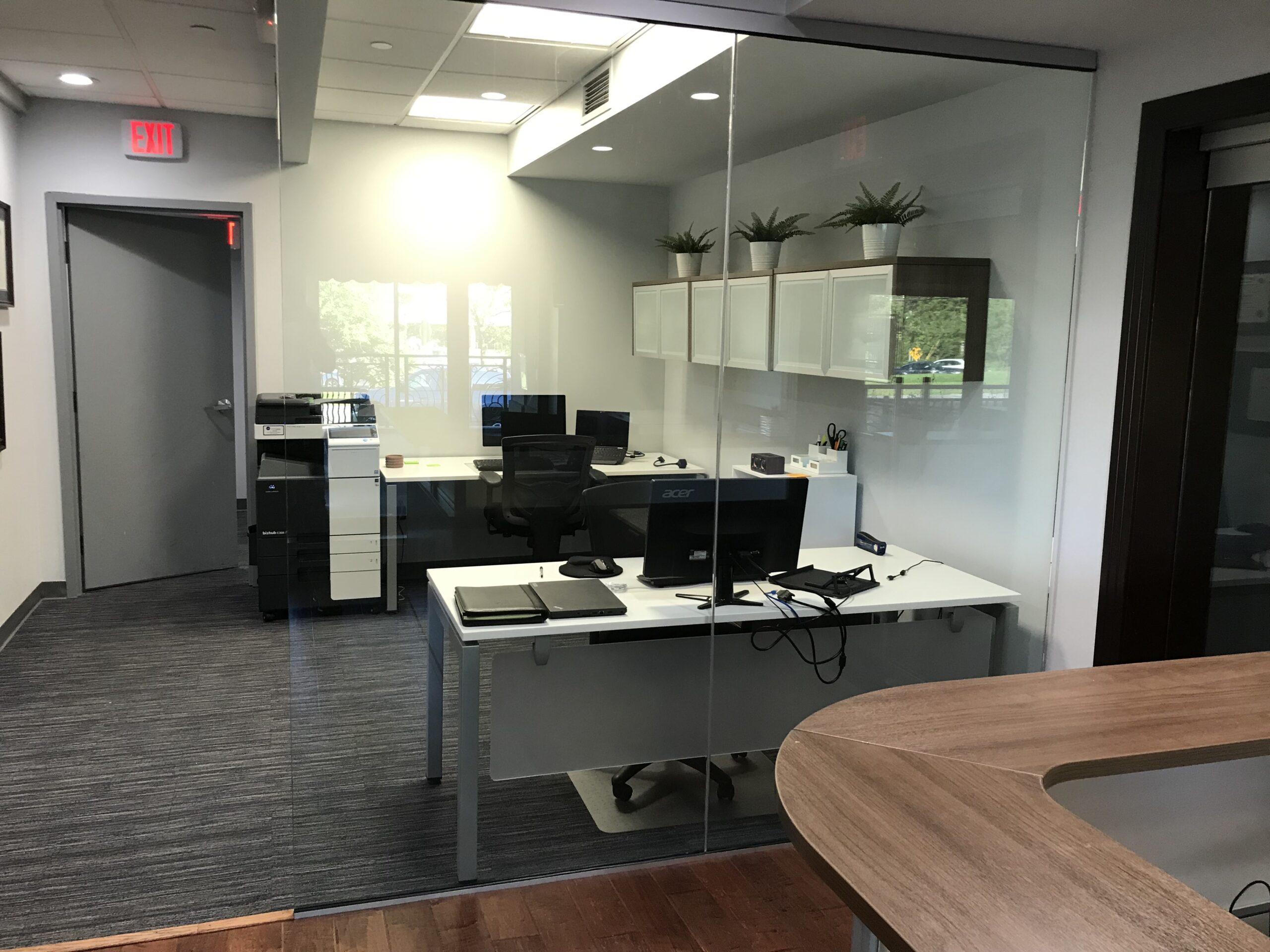 Showcasing A Desk And Computer